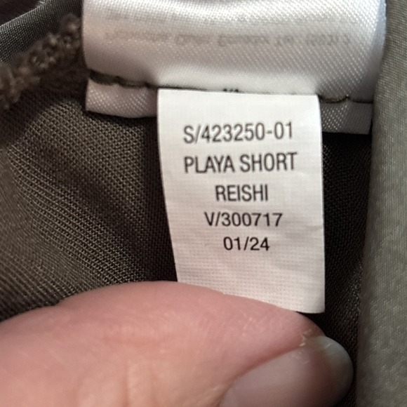 Old Navy Olive Green High Rise Plays Shorts Pockets Elastic Waist SzXL Viscose - Picture 8 of 8